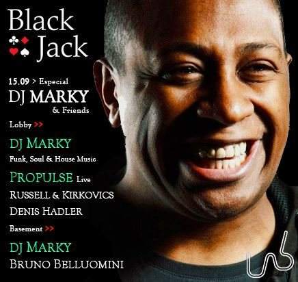 Black Jack Especial DJ Marky & Friends - フライヤー表