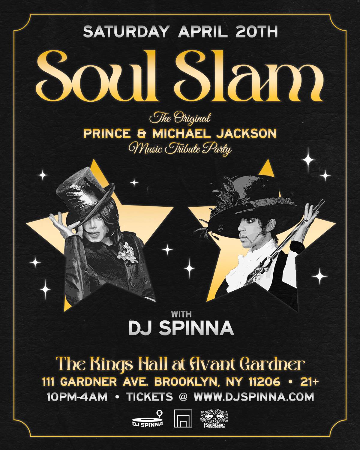 SOUL SLAM with DJ SPINNA - フライヤー表