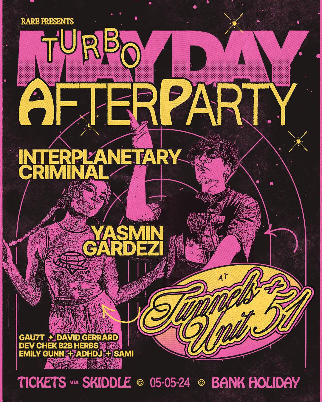 Turbo May Day Afterparty with Interplanetary Criminal + Yasmin Gardezi - Página frontal