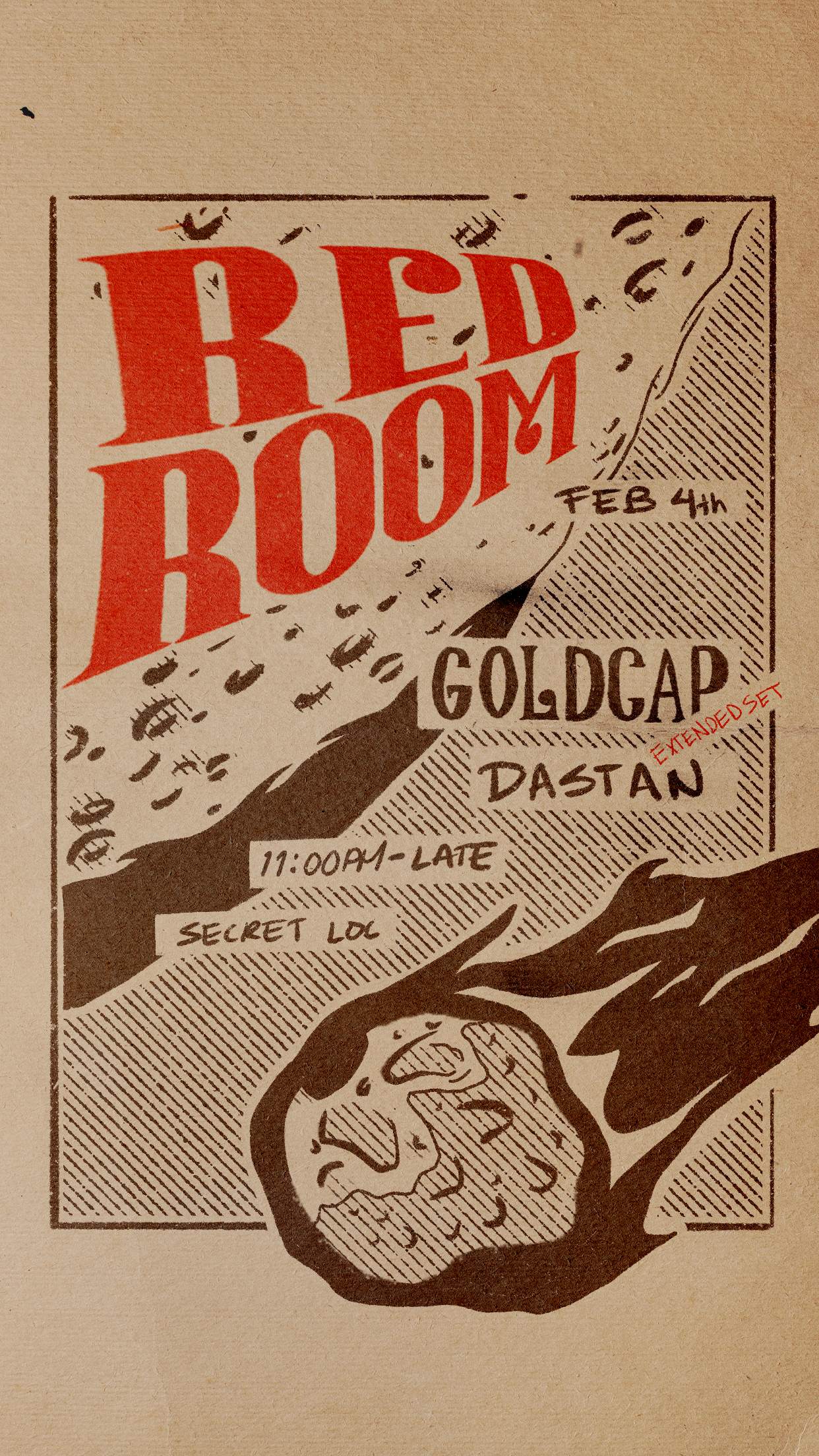 Red Room: Goldcap, Dastan at TBA - Warehouse TBA, Washington DC