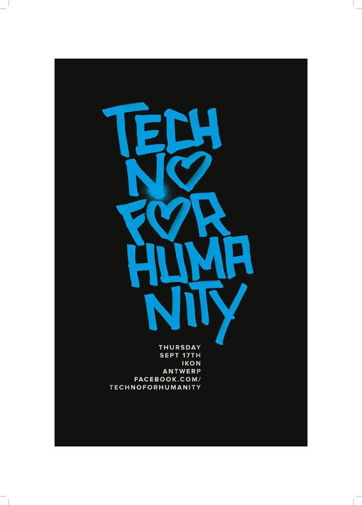 Techno For Humanity - フライヤー表