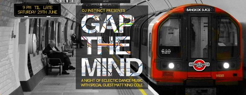 DJ Instinct presents 'Gap The Mind' Feat. Matt 'King' Cole - Página frontal