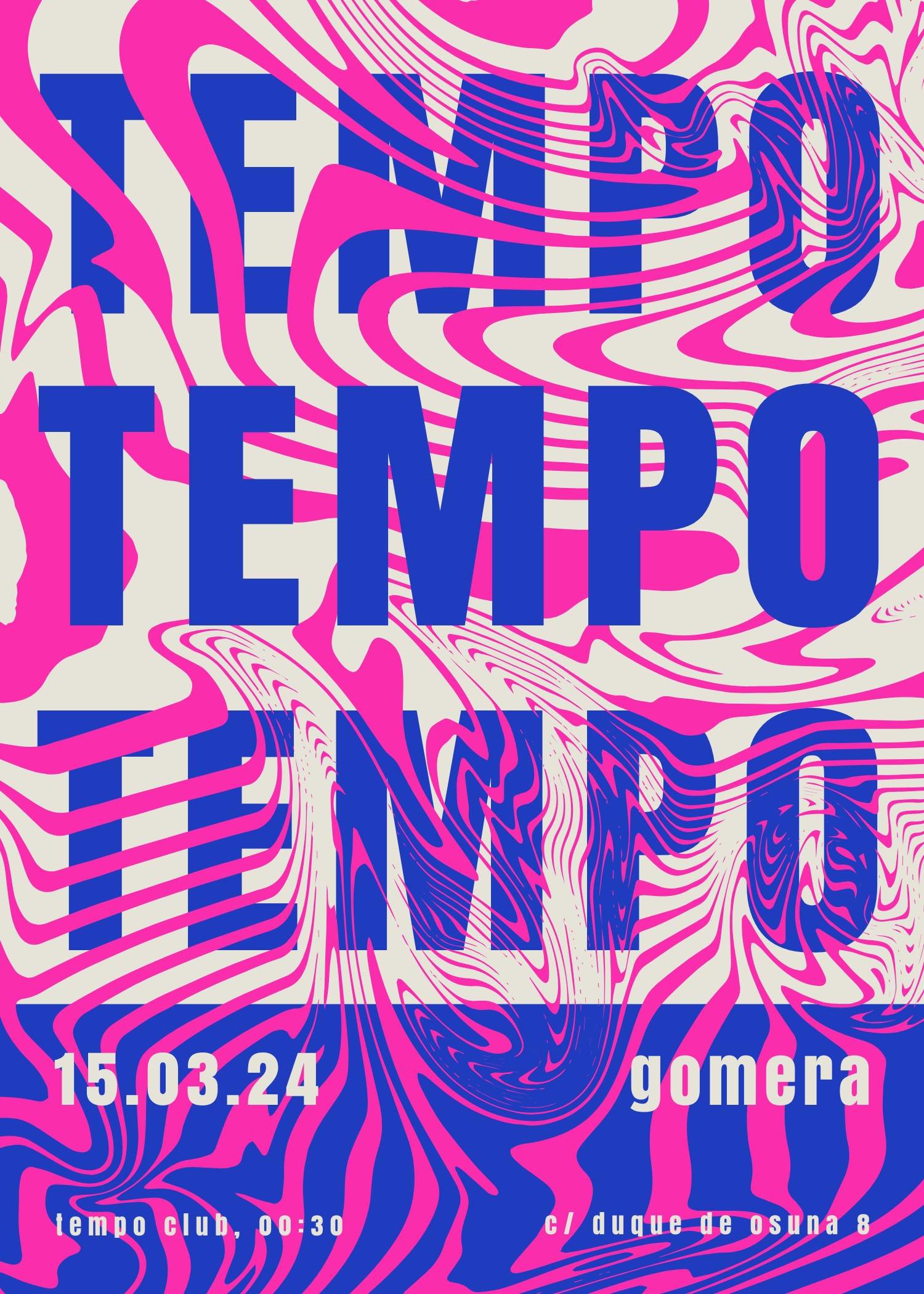 Tempo Club with Gomera - フライヤー表