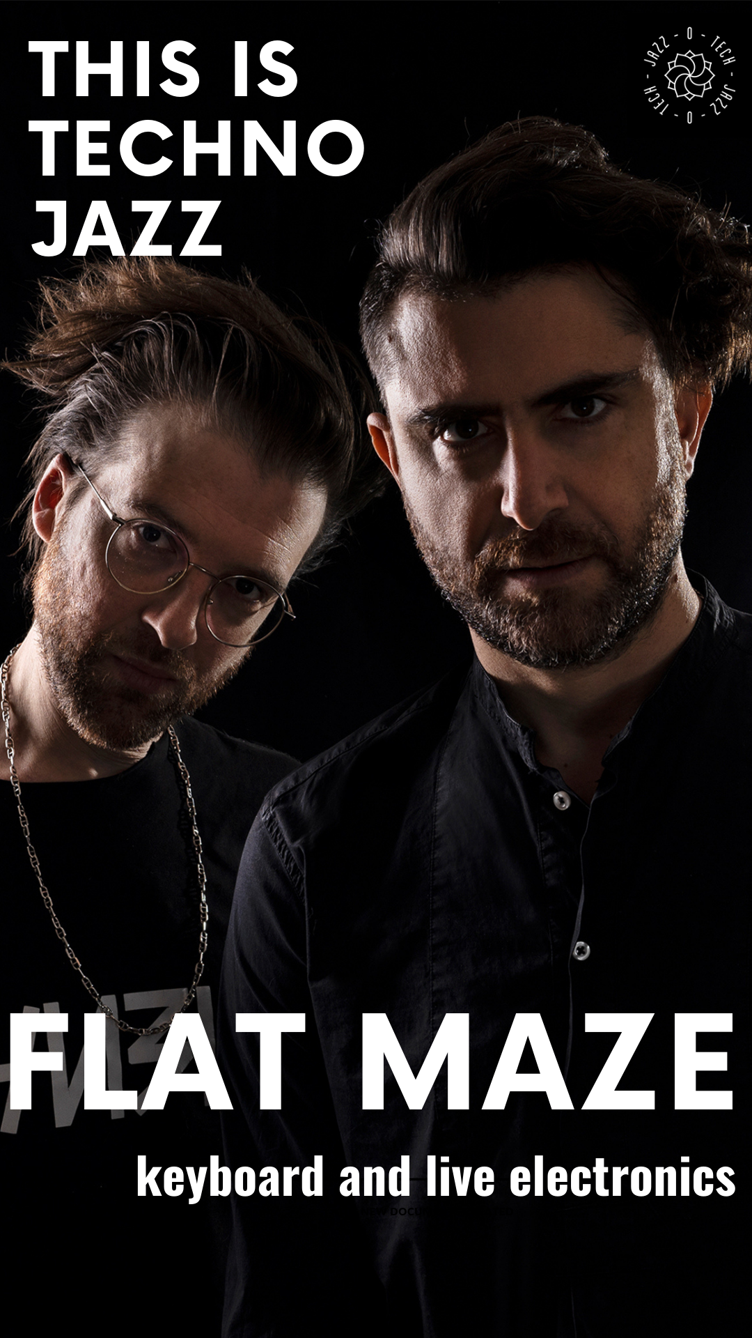SOLD OUT | Jazz-O-Tech: Flat Maze (Live), Mattia Prete - Página frontal