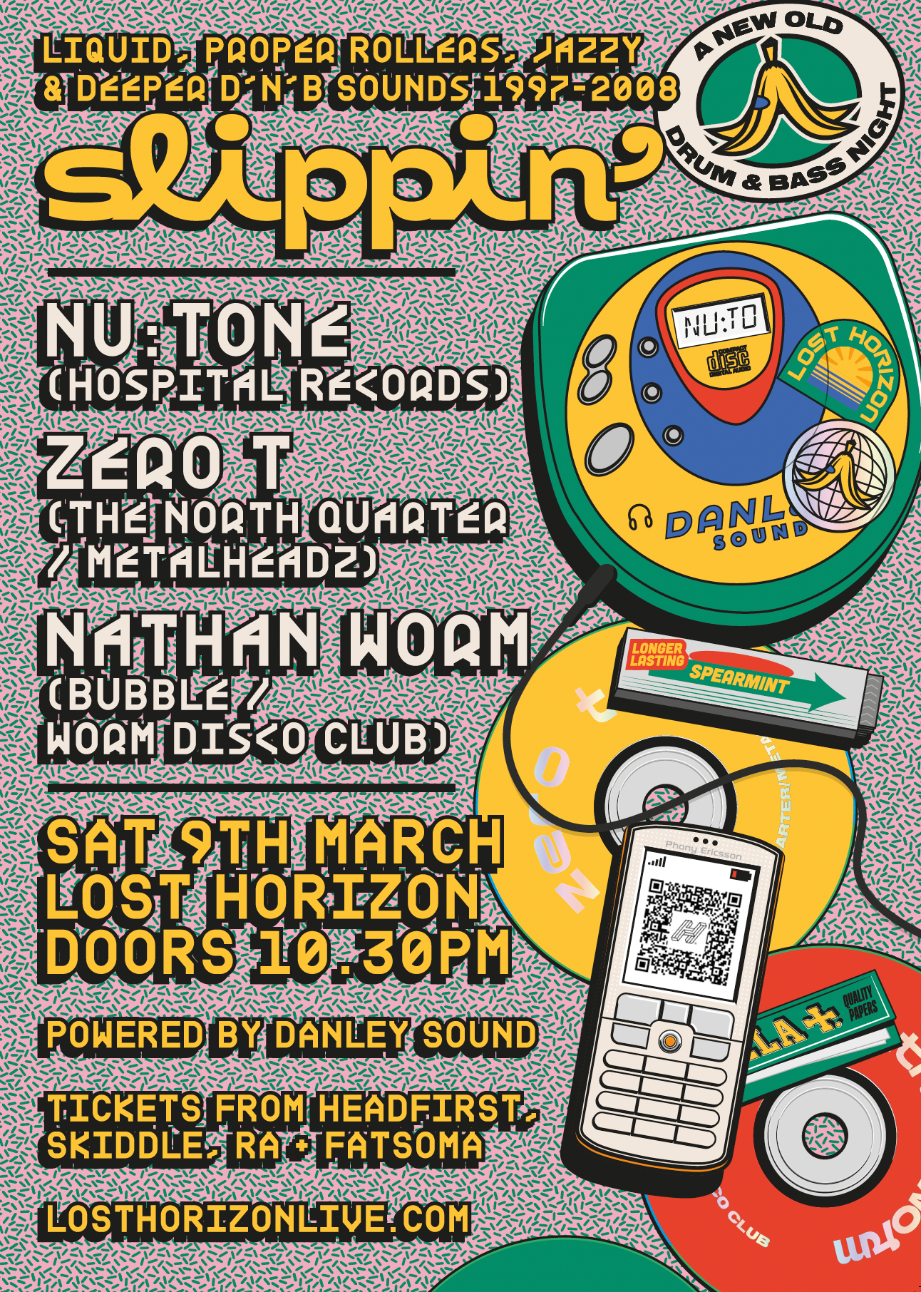 SLIPPIN' - Launch! - Nu:Tone, Zero T, Nathan Worm - Página frontal
