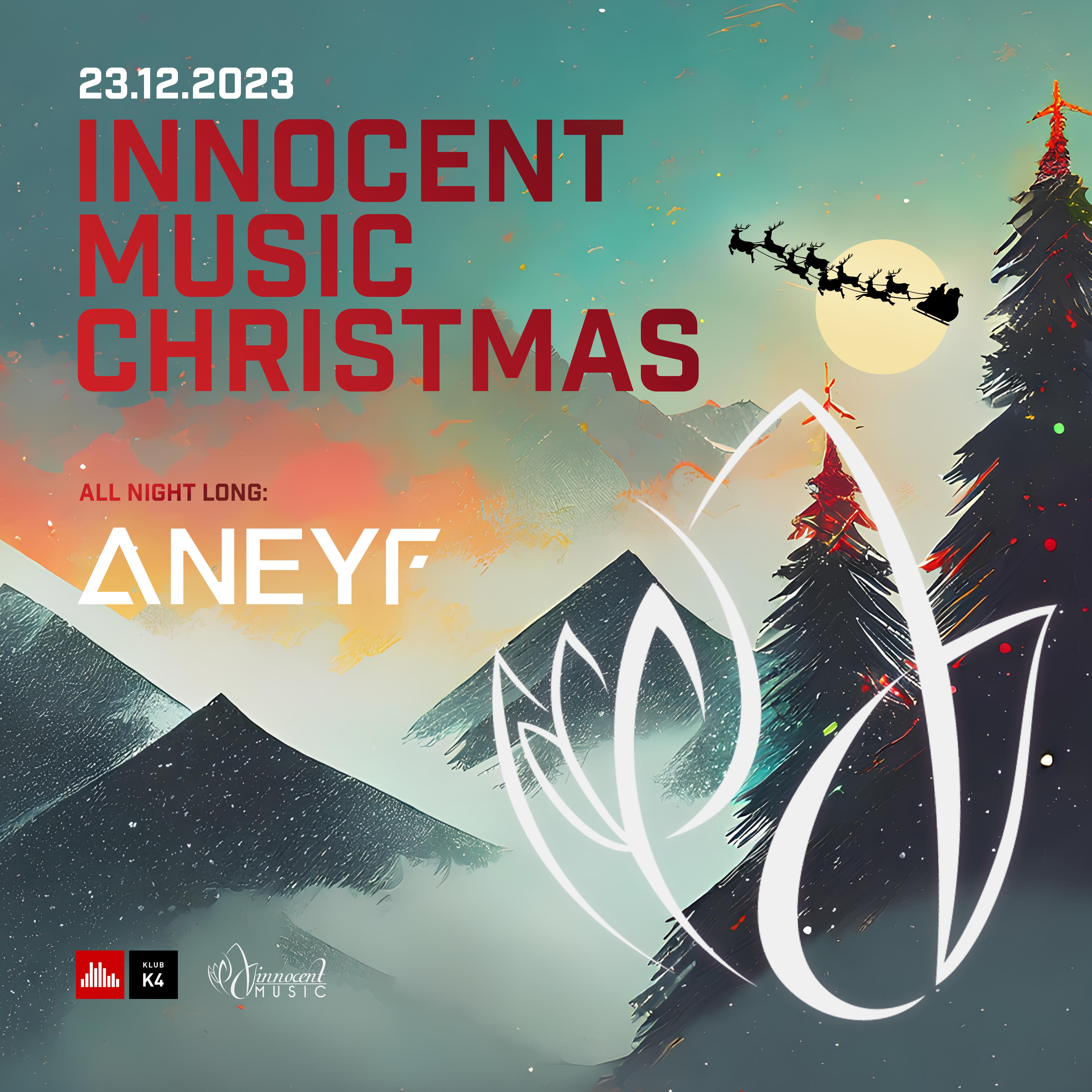 Innocent Music Christmas Edition with Aney F. - All Night Long - フライヤー表
