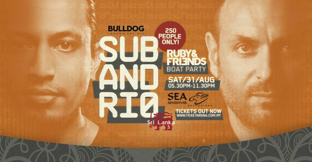 Ruby&friends Boat Party Feat. Subandrio (Sri Lanka) - Página frontal