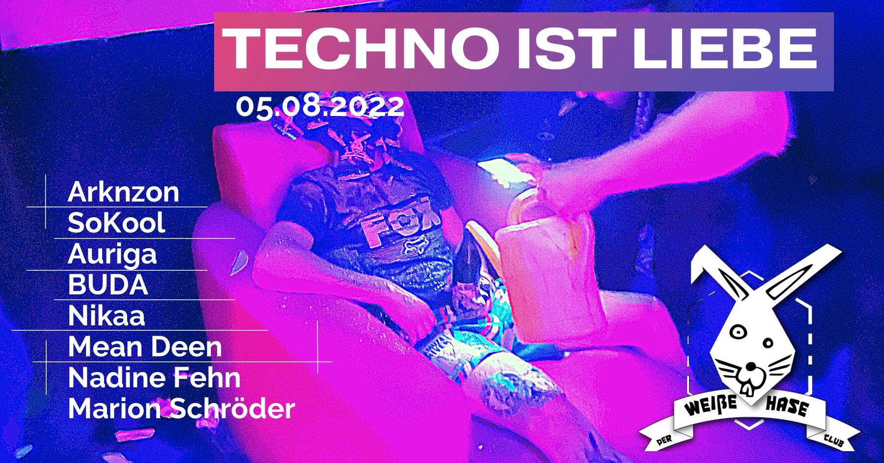 Techno is Love  - フライヤー表
