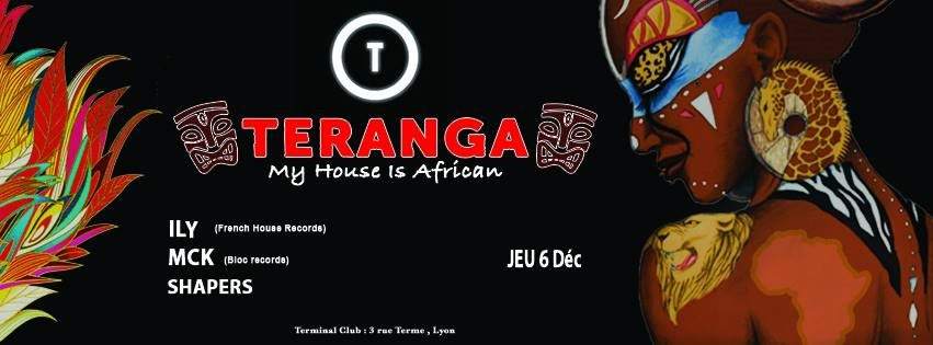 Teranga - 100% Afrohouse - フライヤー表