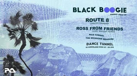 Black Boogie with Route 8 & Ross From Friends (Live) - Página frontal