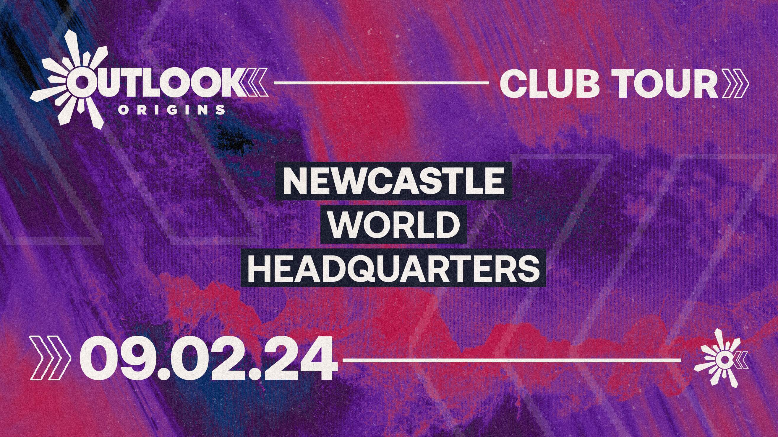 Outlook Club Tour - Newcastle with Sully, Mantra, Disaffected - フライヤー表