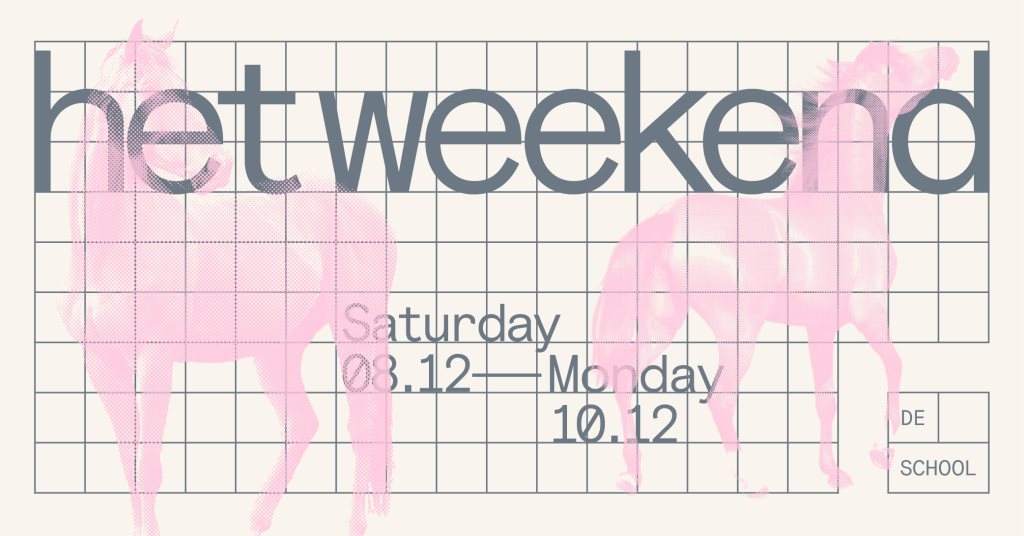 Het Weekend 08.12 – 10.12 - フライヤー表