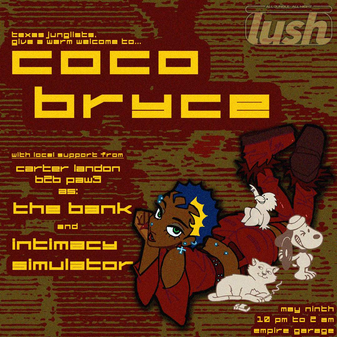 LUSH: All Jungle, All Night with Coco Bryce in the Garage - Página frontal