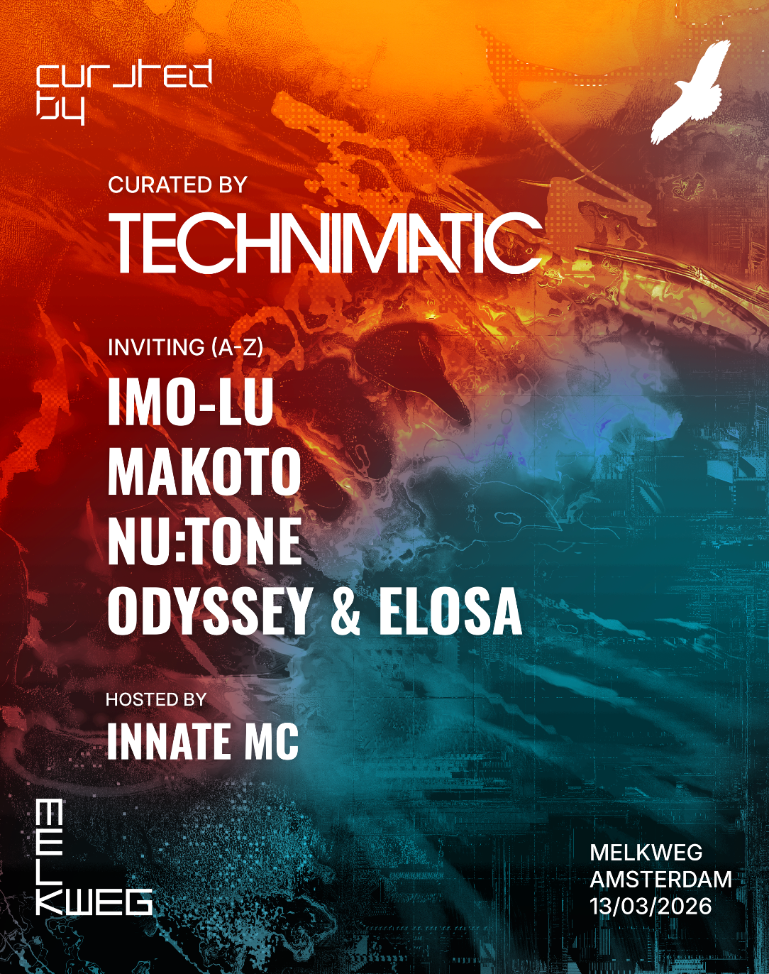 Curated by Technimatic bei Melkweg, Amsterdam