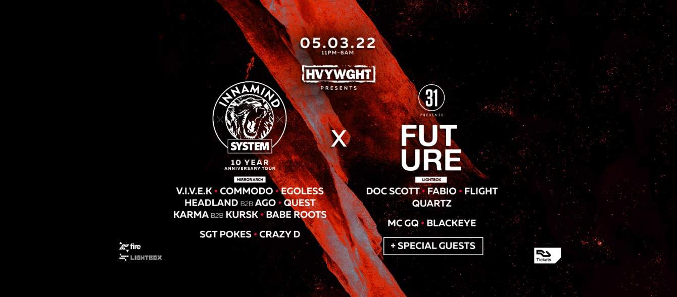HVYWGHT presents: System x Innamind 10 x 31 Recordings 'Future' - フライヤー表
