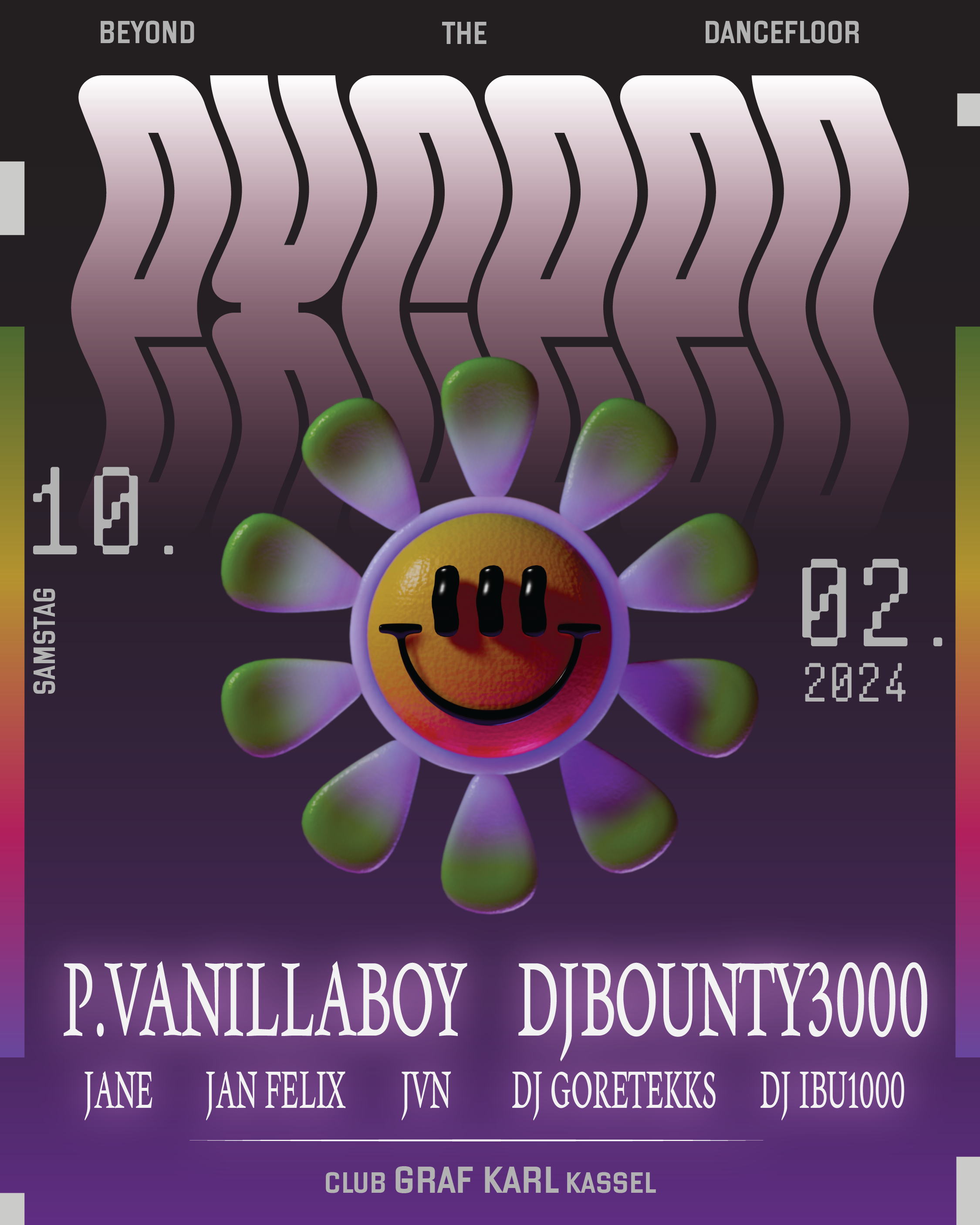 exceed with P.Vanillaboy & djbounty3000 - フライヤー表