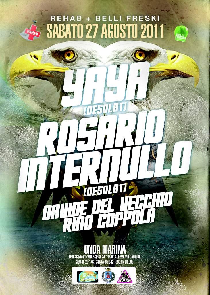 Yaya + Rosario Internullo - フライヤー裏