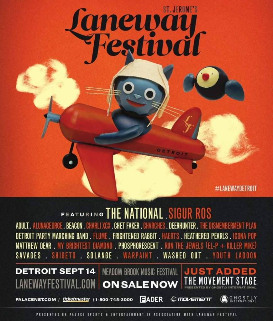 Laneway Festival Detroit - Página frontal