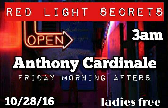 Red Light Secrets Friday Morning After Hours presents: Anthony Cardinale - Página frontal