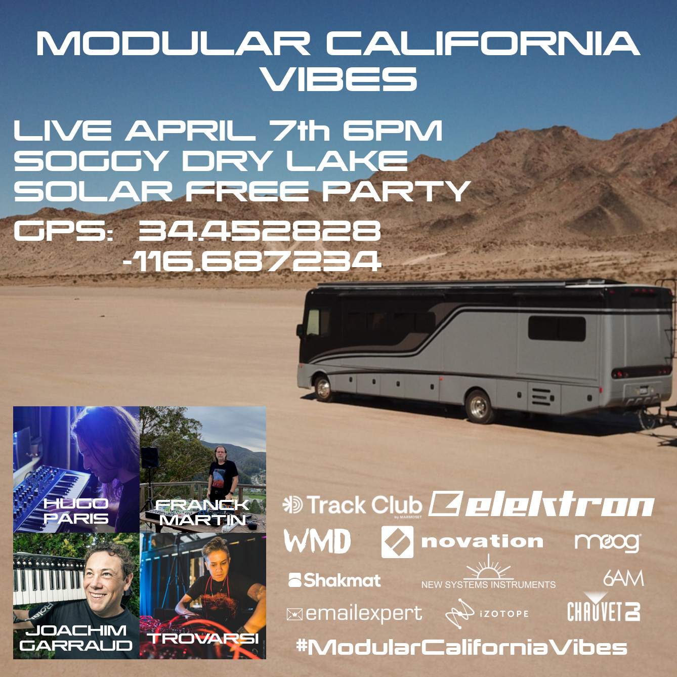 Modular California Vibes - フライヤー表