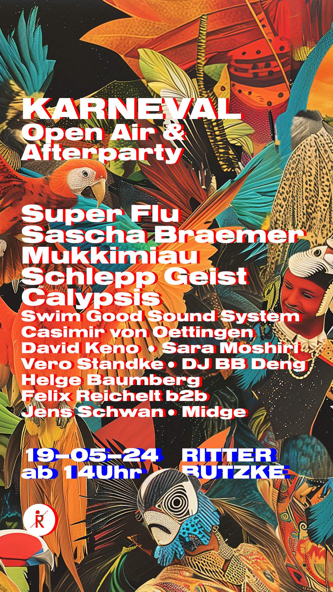 Karneval Open Air & Afterparty w/ Super Flu // free entry all night long - Página trasera