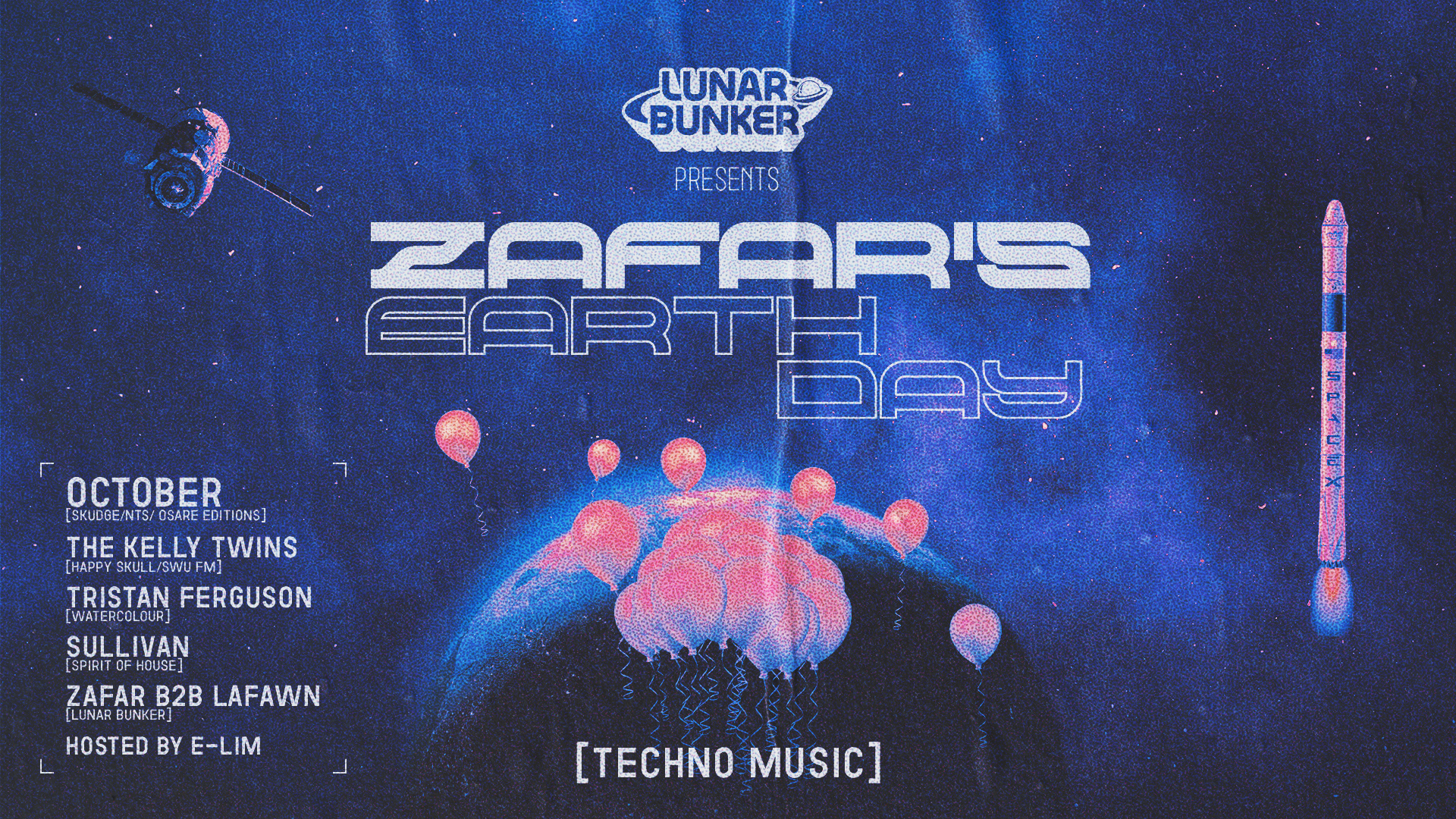 Lunar Bunker presents Zafars Earth Day - Página trasera