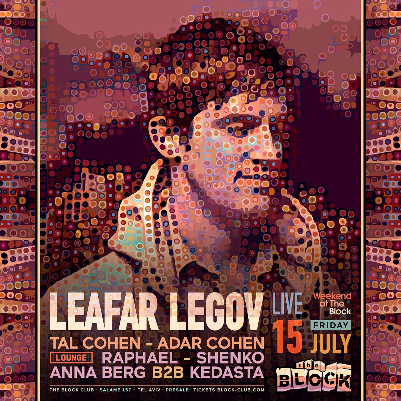 Leafar Legov Live (Giegling), Friday - フライヤー表