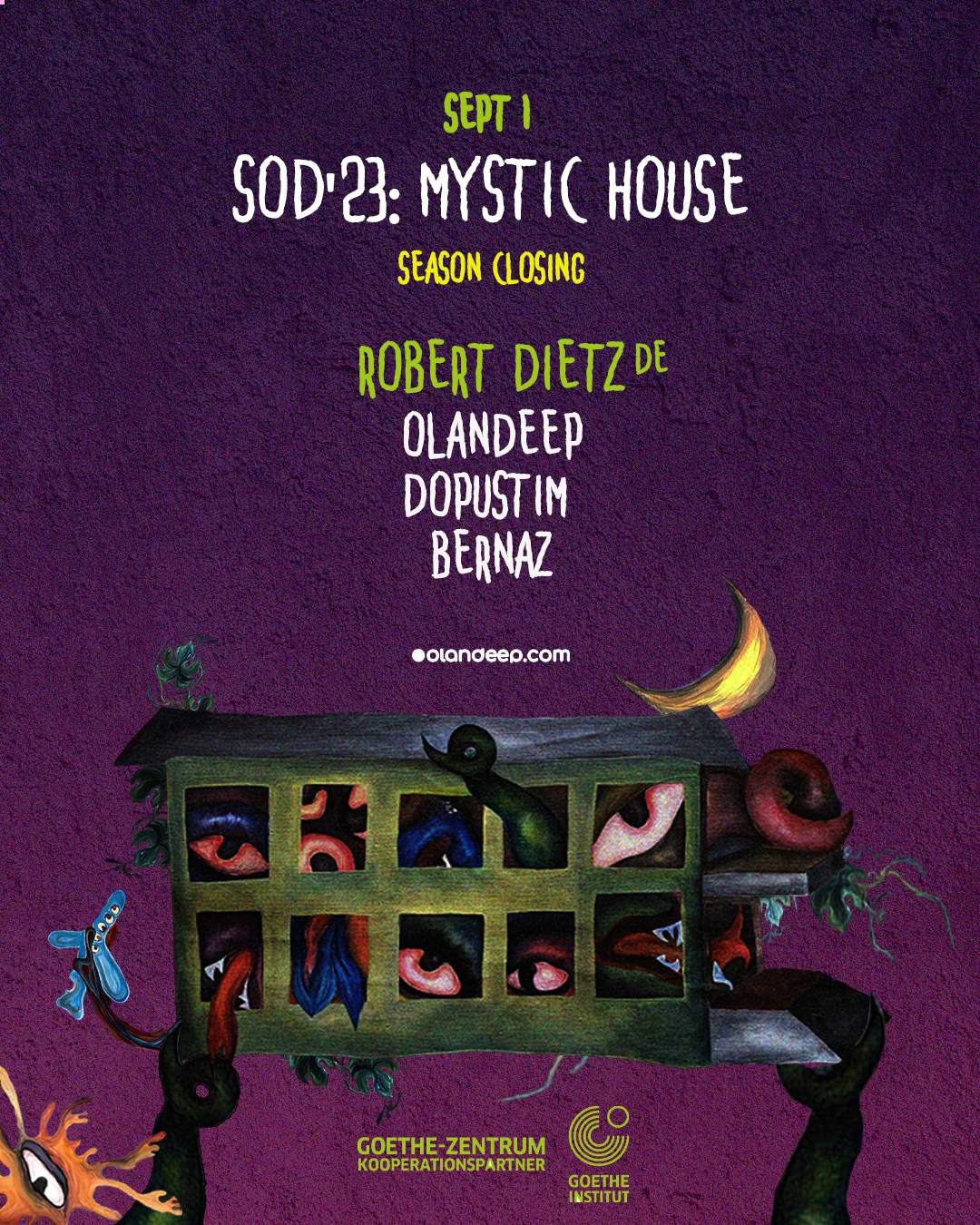 •Sound of Olandeep'23: Mystic House [season closing]• - フライヤー表