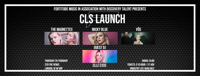 Fortitude Music: CLS Launch - フライヤー表