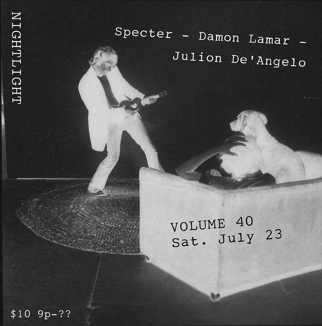 Volume 40: Specter, Damon Lamar, Julion De'Angelo - Página frontal