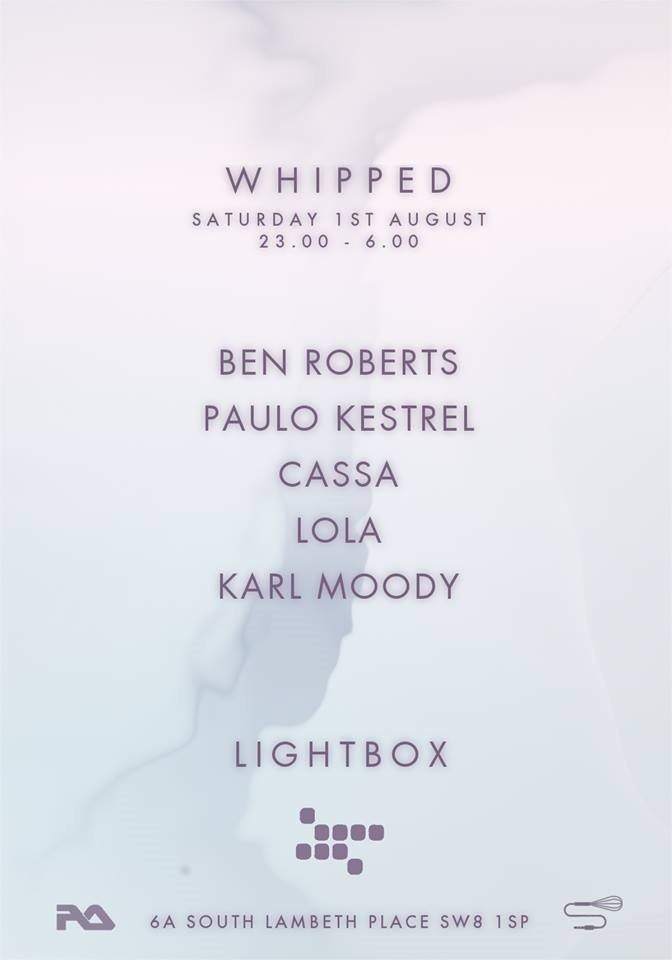 Whipped // OFF Recordings // Suara - フライヤー表