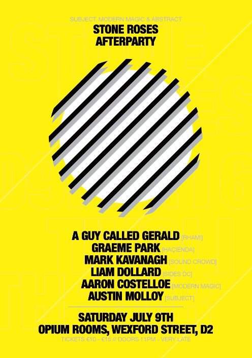 Stone Roses Afterparty - A Guy Called Gerald & Graeme Park - Página trasera