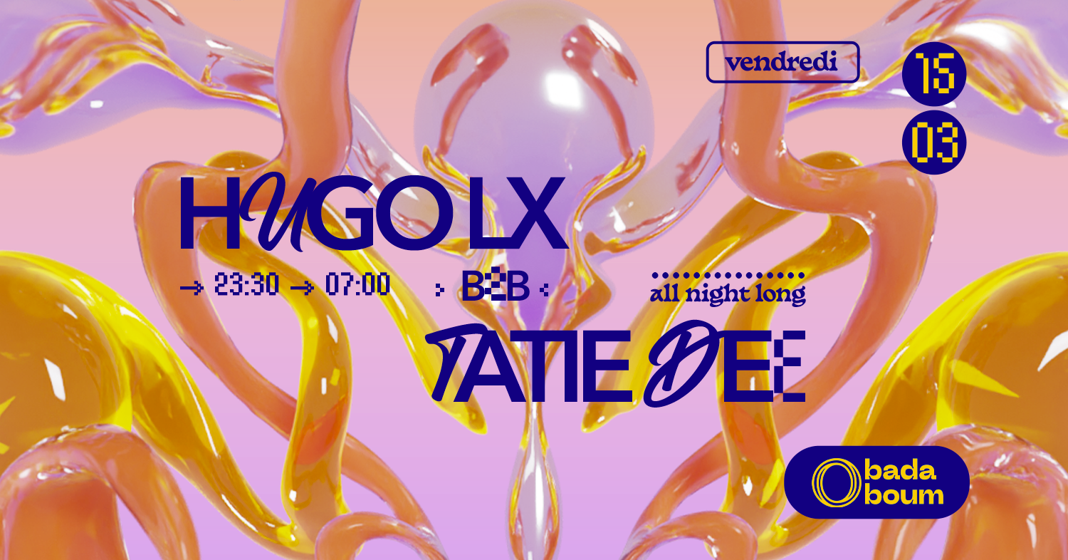 Club — Hugo LX b2b Tatie Dee all night long - Página frontal