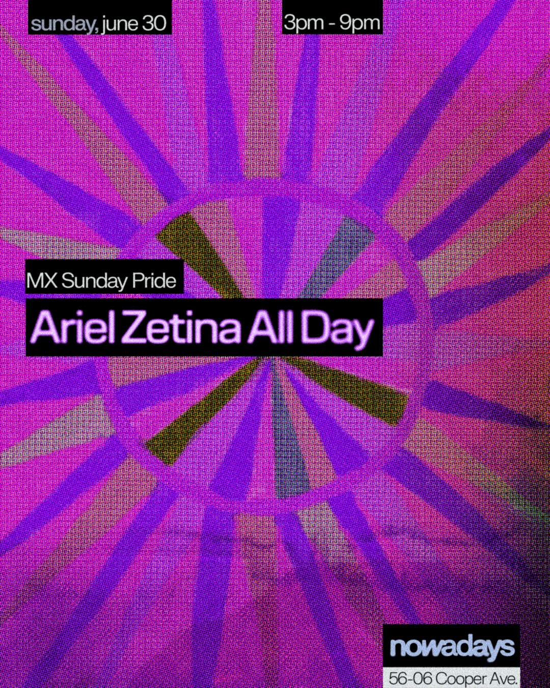 MX Sunday Pride: Ariel Zetina All Day - Página frontal