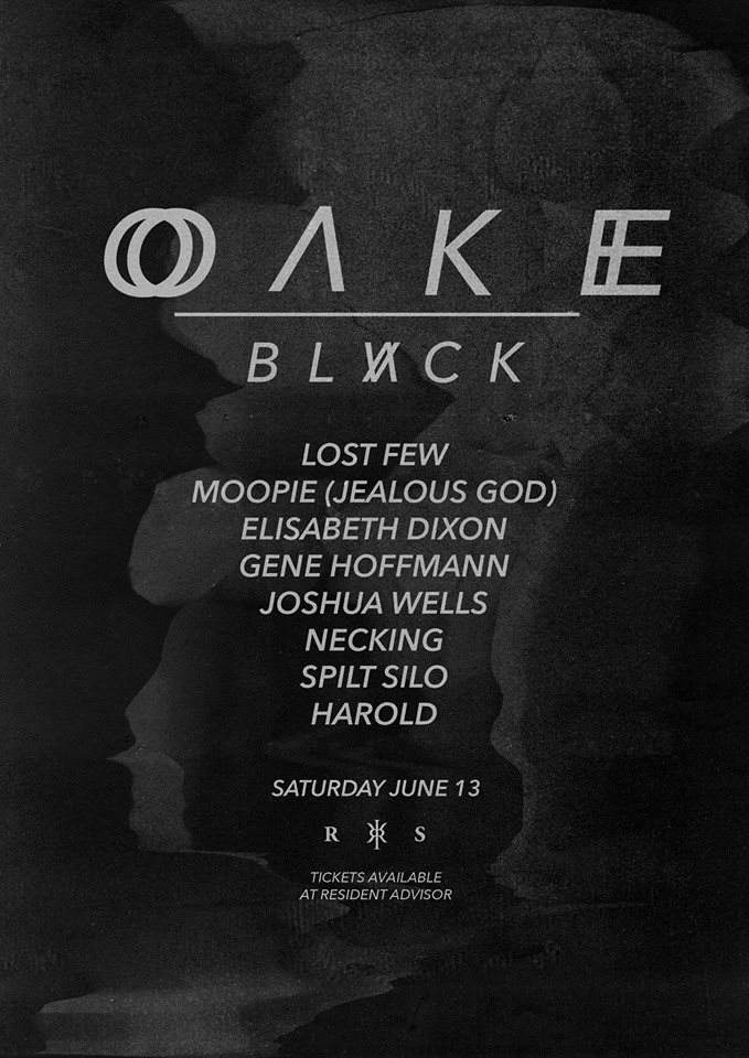 Black - Oake - Live - Página frontal