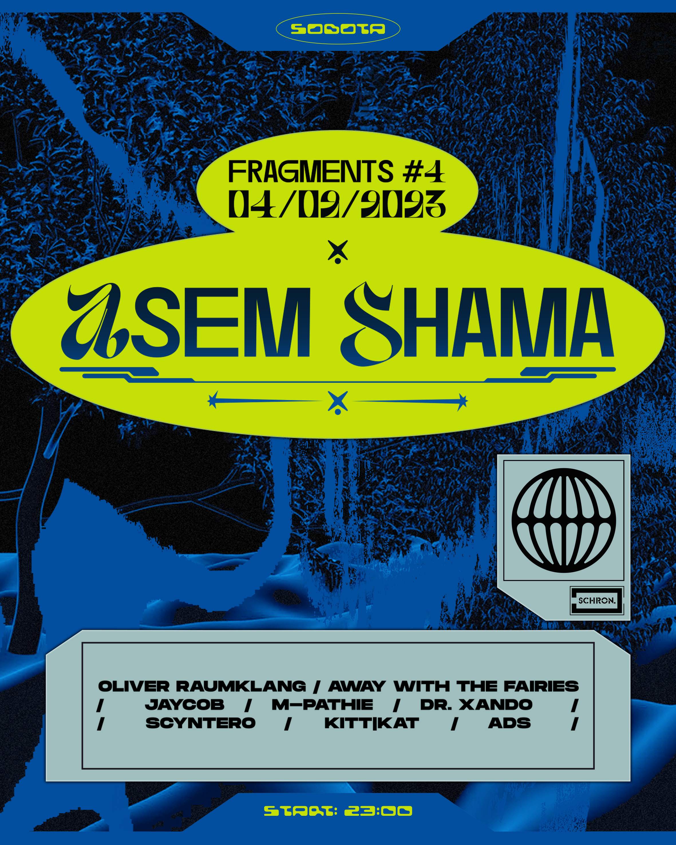 Fragments #4: Asem Shama (Sportclub/Berlin) - Página trasera