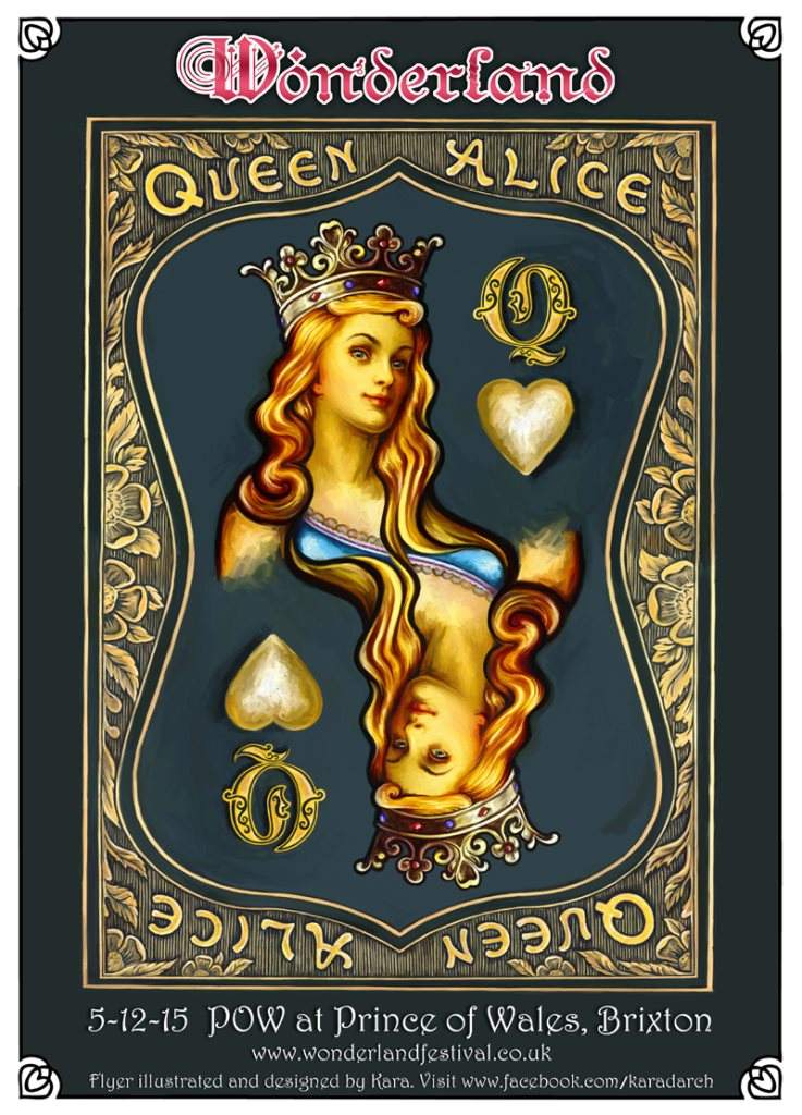 Wonderland presents' Queen Alice - Página frontal