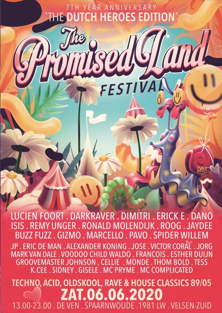 [POSTPONED] The Promised Land Summer Festival' The Dutch Heroes Edition - Página frontal