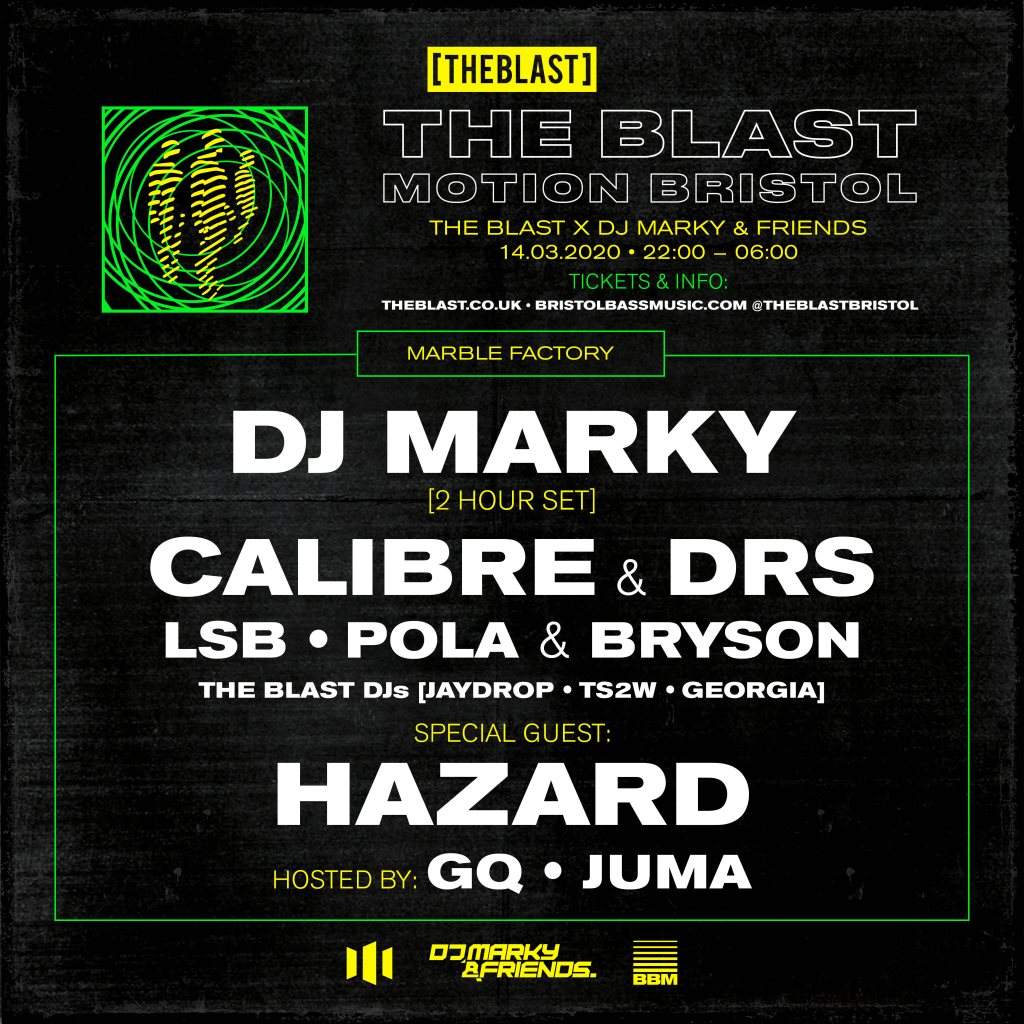 The Blast present // DJ Marky & Friends - Página frontal