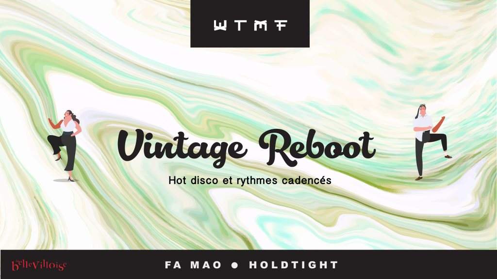 Wtmf: Vintage Reboot - フライヤー表
