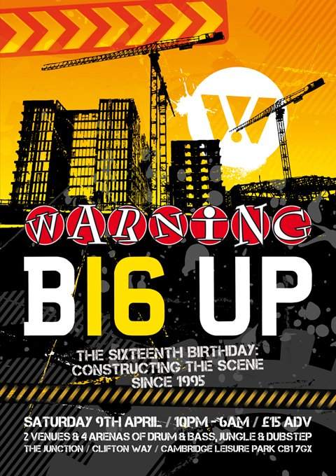 Warning 16th Birthday! - フライヤー表