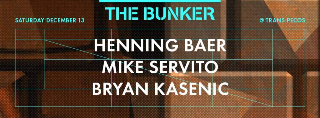 The Bunker LTD with Henning Baer - フライヤー表