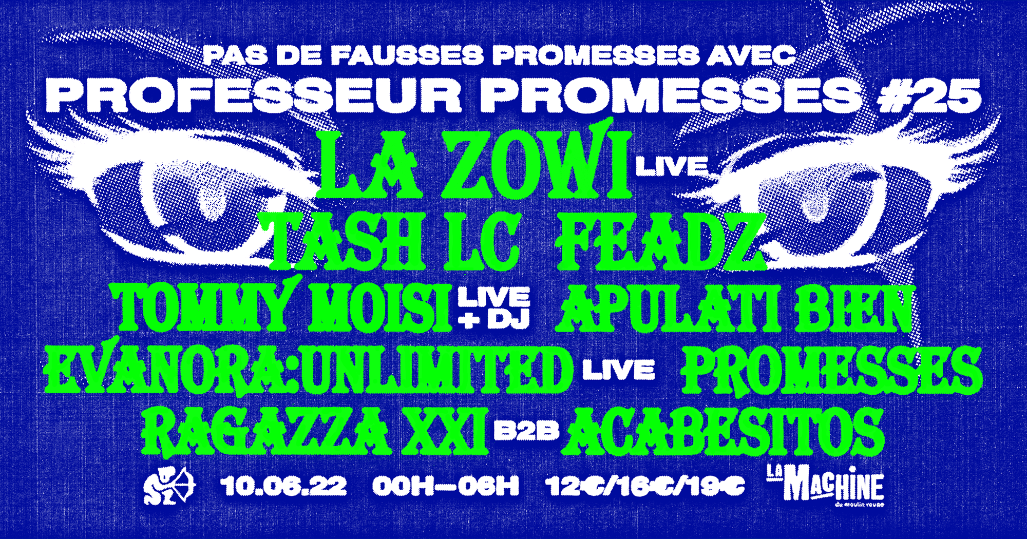 Professeur Promesses #25 with La Zowi, Tash LC, Feadz, Evanora:Unlimited, tommy moisi - Página frontal