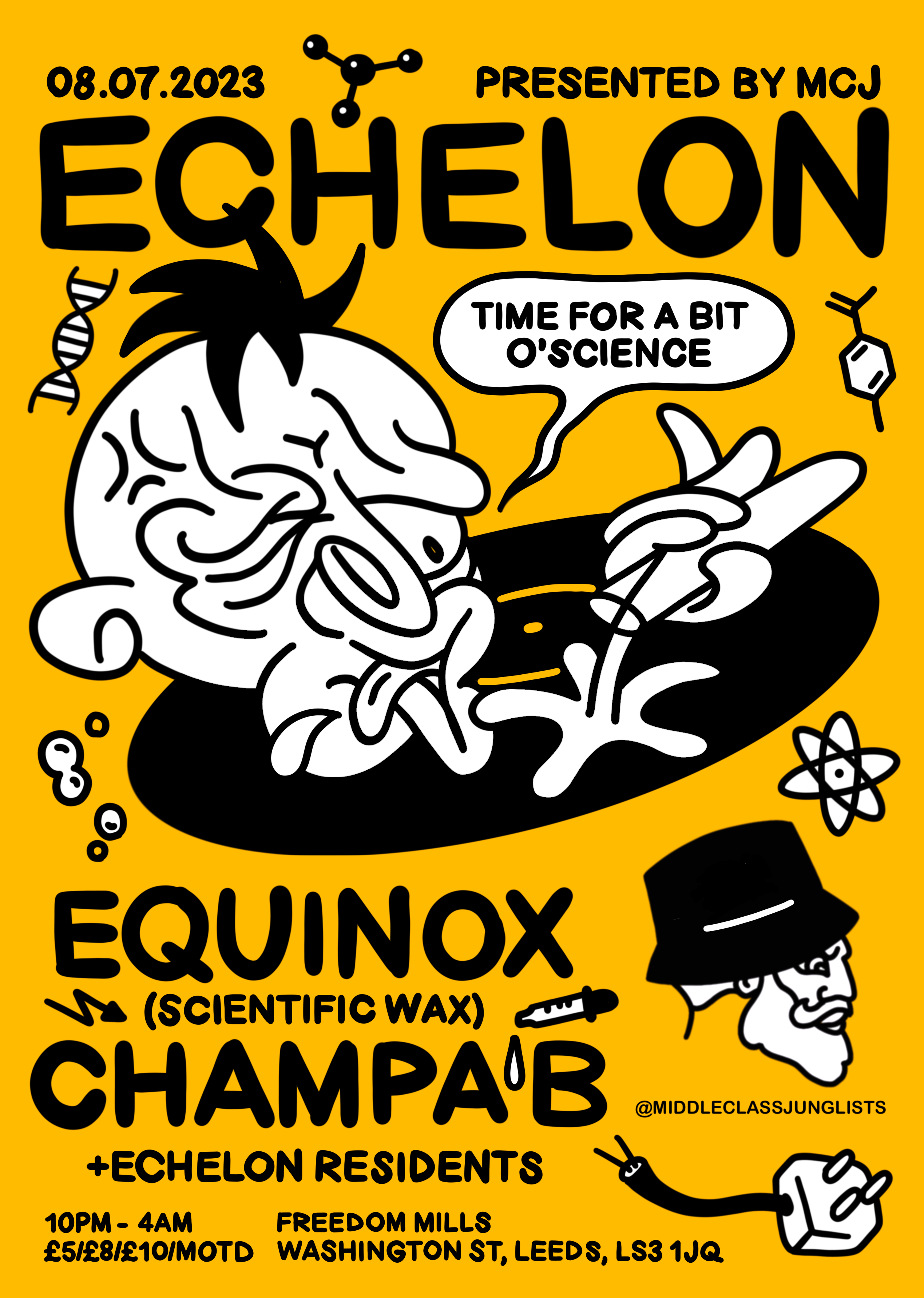 Echelon Sounds presents Equinox & Champa B - フライヤー表
