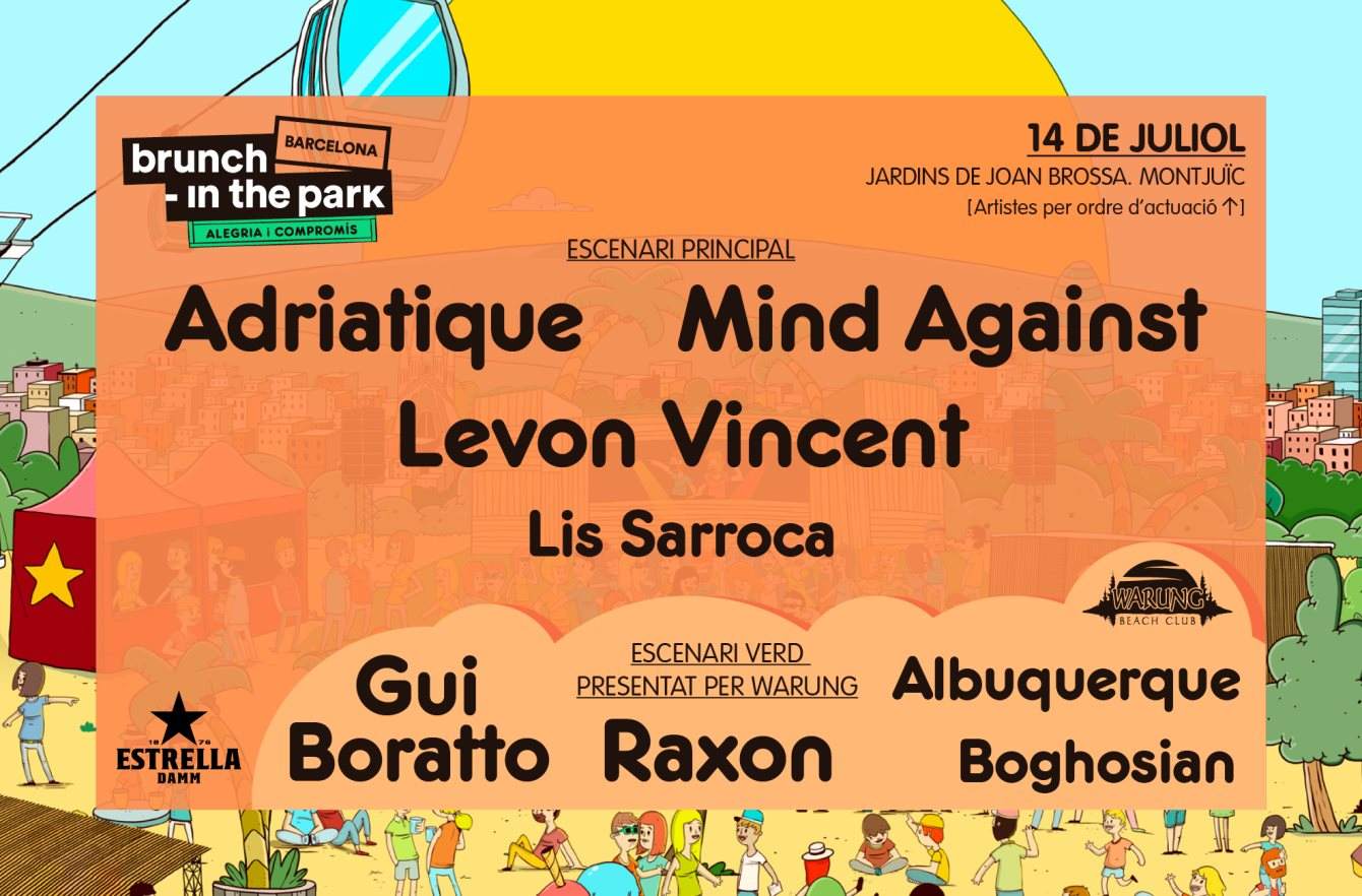Brunch -In the Park #3: Adriatique, Mind Against, Levon Vincent, Gui Boratto y más - フライヤー裏