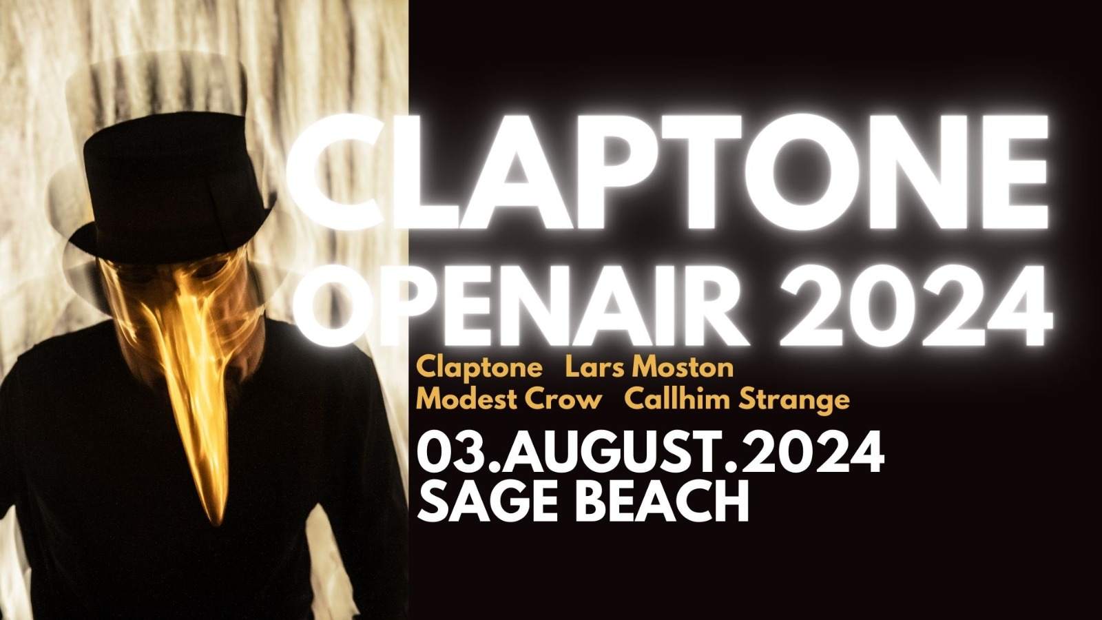 Claptone Sage Beach Open Air 2024 - Página frontal
