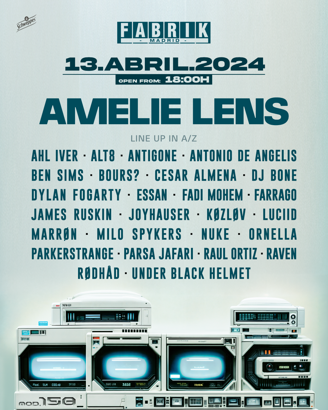 CODE 158 with Amelie Lens, Ben Sims and much more - Página frontal
