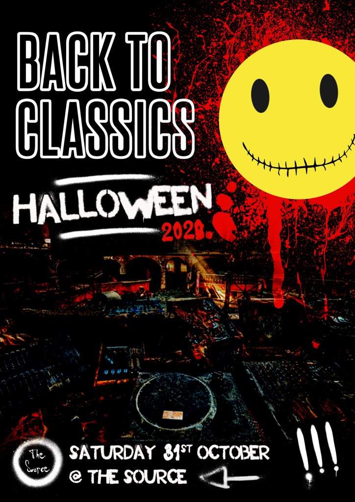 [CANCELLED] Back To Classics Halloween Special - フライヤー表
