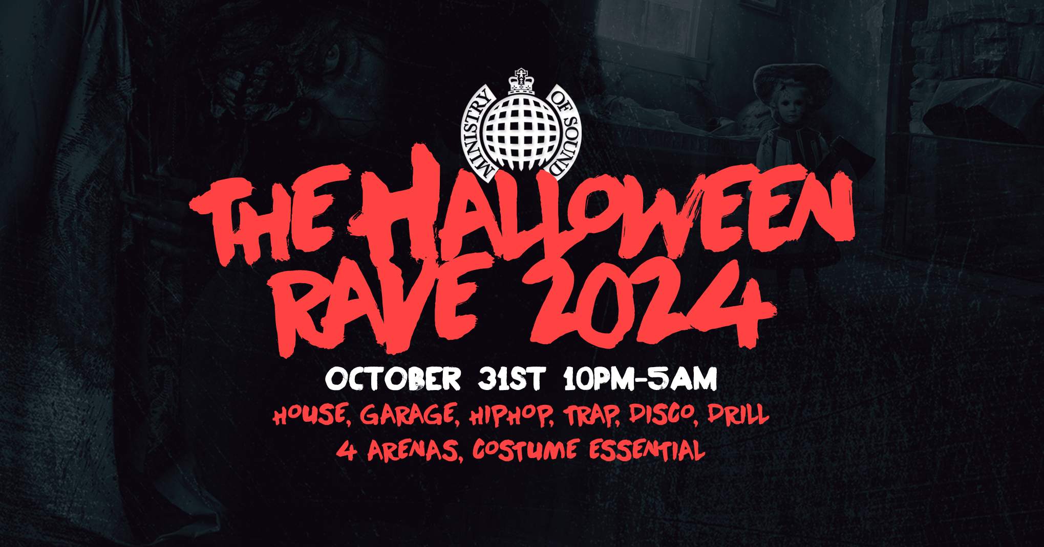 Ministry Of Sound, Halloween Rave 2024 at Ministry Of Sound, London
