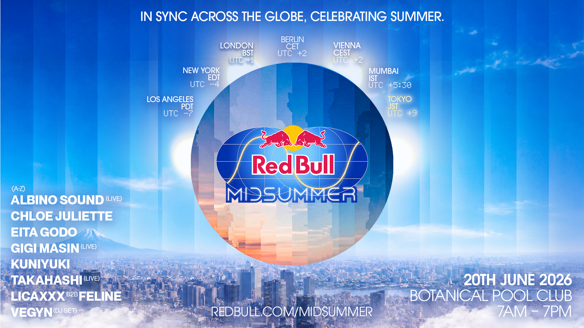 Red Bull Midsummer at Botanical Pool Club, 関東